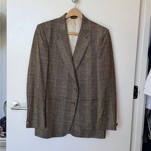 Elegant Tweed Blazer for Men